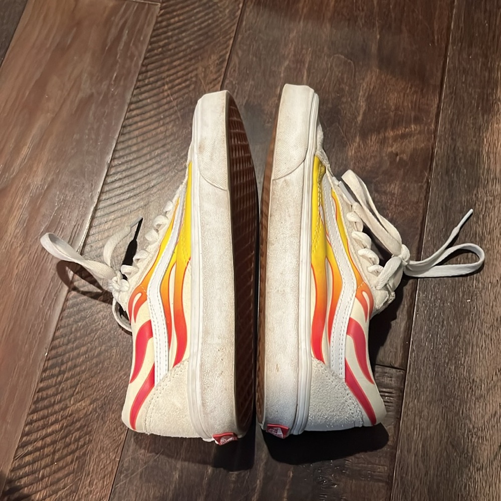Vans Flame Lowtops Mens Size 6/ Women's Size 7.5 - Picture 4 of 5